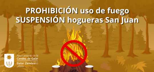 Imagen de la noticia: Se prohíbe hacer fuego al aire libre hasta el 26 de junio y se suspenden las hogueras de San Juan