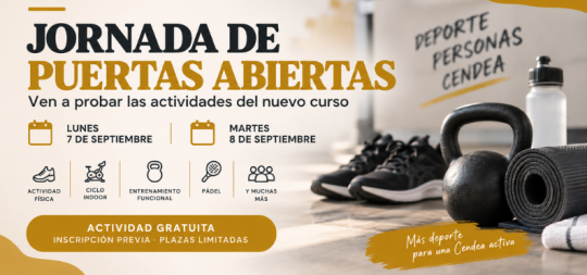 Imagen de la noticia: Jornada de puertas abiertas en el Polideportivo de la Cendea: ven a probar las actividades del nuevo curso